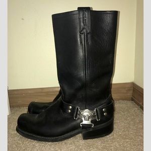 Harley Davidson REAL leather boots VINTAGE
